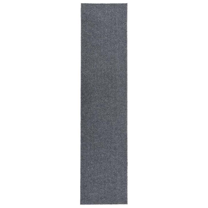 vidaXL Droogloopmat 100x450 cm grijs, Huis en Inrichting, Stoffering | Tapijten en Kleden, Grijs, Nieuw, Verzenden