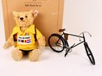 Steiff - Pop Tour de Steiff beer + fiets - Duitsland, Antiek en Kunst, Antiek | Speelgoed