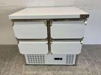 RVS HCB Koelwerkbank 4 laden 90 cm 230V Horeca, Ophalen of Verzenden, Nieuw in verpakking