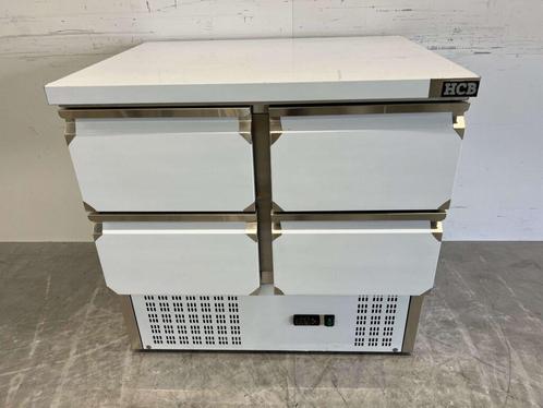 RVS HCB Koelwerkbank 4 laden 90 cm 230V Horeca, Zakelijke goederen, Horeca | Keukenapparatuur, Nieuw in verpakking, Ophalen of Verzenden
