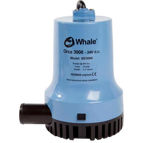 Whale Orca 3000 Bilge pomp 24V 189 liter per minuut, Watersport en Boten, Bootonderdelen, Nieuw, Zeilboot of Motorboot, Ophalen of Verzenden