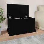 vidaXL Opbergbox 70x40x38 cm bewerkt hout zwart, Huis en Inrichting, Woonaccessoires | Kisten, Verzenden, Nieuw