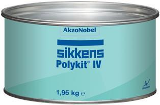 Sikkens Polykit IV plamuur met verharder in blik set 2 kg AN, Doe-het-zelf en Verbouw, Schildersmaterialen, Nieuw, Ophalen of Verzenden