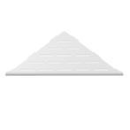 Stripe Corner hoekplanchet inbouw 25x25 mat wit, Doe-het-zelf en Verbouw, Verzenden, Nieuw
