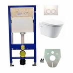 Geberit UP 100 Flow Rim wc+zitt.+ Delta 21 wit, Doe-het-zelf en Verbouw, Sanitair, Ophalen of Verzenden, Nieuw