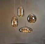 Moderne LED Hanglamp – Glazen Plafondlamp, Eleganten Sfeervo, Verzenden, Nieuw