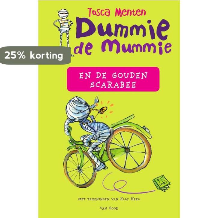 Dummie de mummie en de gouden scarabee / Dummie de mummie /, Boeken, Kinderboeken | Jeugd | 10 tot 12 jaar, Zo goed als nieuw