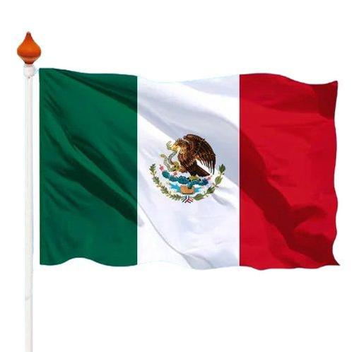 Vlag Mexico - 150x90cm NIEUW, Diversen, Vlaggen en Wimpels, Nieuw, Ophalen of Verzenden