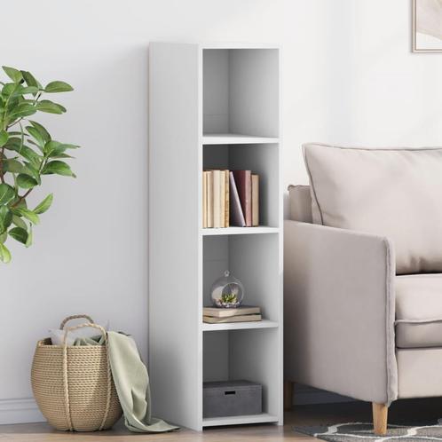 vidaXL buffetkast 30x41x124 cm bewerkt hout wit, Huis en Inrichting, Kasten | Buffetkasten, 25 tot 50 cm, Nieuw, Overige houtsoorten