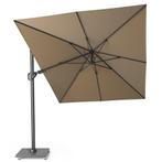 Challenger T2 zweefparasol 350x260 cm taupe met, Ophalen of Verzenden, Nieuw