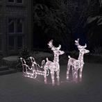 vidaXL Kerstversiering rendieren en slee 160 LEDs 130 cm, Diversen, Kerst, Verzenden, Nieuw