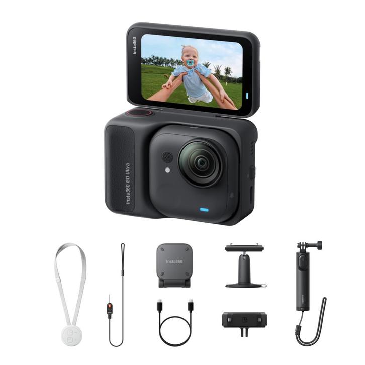 Insta360 Go Ultra Creator bundle (Midnight Black), Audio, Tv en Foto, Actiecamera's, Nieuw, Overige merken, Ophalen of Verzenden