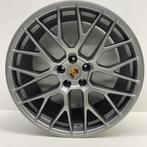 Porsche Macan ORIGINELE 20 RS Spyder Platinium met banden, Banden en Velgen, Gebruikt, Personenwagen, 20 inch