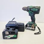 Hikoki DS18DBS Boor/schroefmachine Incl. 2 Accus | Gebruikt, Doe-het-zelf en Verbouw, Gereedschap | Boormachines, Ophalen of Verzenden