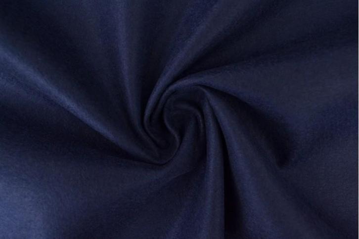 Vilt 3mm dik - Marineblauw - 90cm breed - Per meter, Hobby en Vrije tijd, Stoffen en Lappen, 120 cm of meer, 200 cm of meer, Blauw