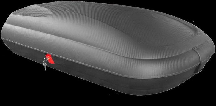 Dakkoffer 340 liter Carbon Look, Italiaans merk 5j Garantie, Auto diversen, Dakkoffers, Nieuw, Ophalen of Verzenden