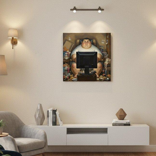 Le Yack - The screen life - Hand signed, Antiek en Kunst, Kunst | Designobjecten