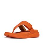 -0% FitFlop  FitFlop F-mode go adjustable flatform toe-post, Kleding | Dames, Schoenen, Verzenden, Nieuw, Oranje