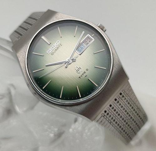 Seiko - TYPE II Iridescent Green - Zonder Minimumprijs -, Sieraden, Tassen en Uiterlijk, Horloges | Antiek