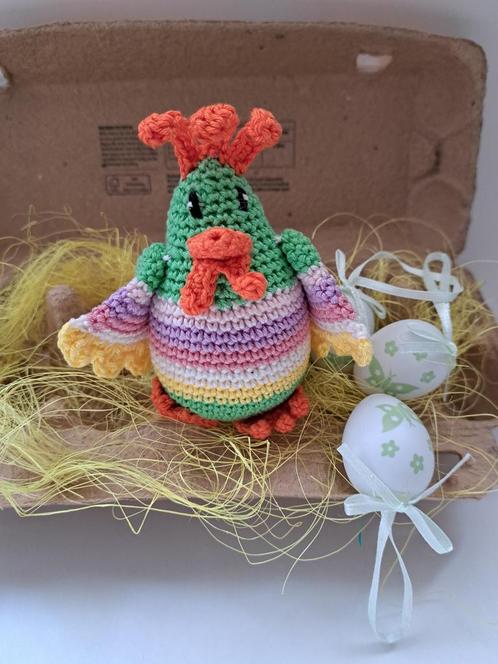 Haakpakket byClaire Fleurig kipje Fleurtje, Hobby en Vrije tijd, Breien en Haken, Breien of Haken, Nieuw, Wol of Garen, Ophalen of Verzenden
