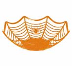 Oranje Halloween Schaal Spin 28cm, Nieuw, Verzenden