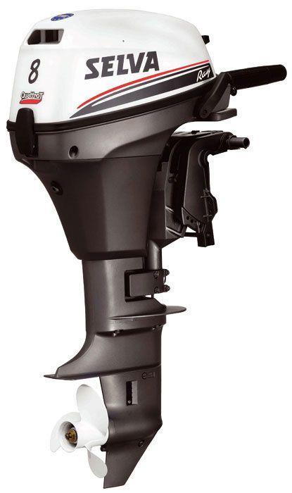 Selva   8 Pk Ray Elektr 4-takt Langstaart, Watersport en Boten, Bootonderdelen, Nieuw, Zeilboot of Motorboot, Ophalen of Verzenden