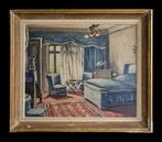 Piet Volckaert (1902-1973) - La chambre, Antiek en Kunst, Kunst | Schilderijen | Klassiek