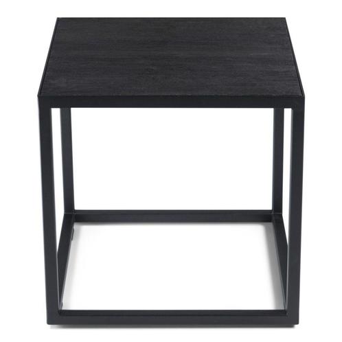 Spinder Design bijzettafel Daniël 40x40 - zwart, Huis en Inrichting, Tafels | Bijzettafels, Nieuw, Verzenden