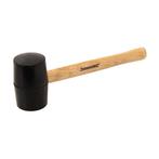 Silverline Zwarte rubberen hamer - massief rubber - hardh..., Doe-het-zelf en Verbouw, Gereedschap | Handgereedschap, Ophalen of Verzenden