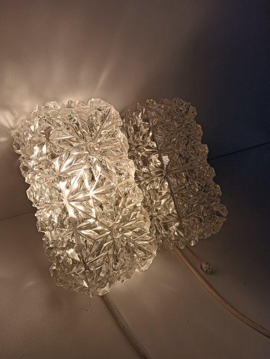 Limburg - Lamp (2) - Glas, Metaal, Antiek en Kunst, Antiek | Meubels | Stoelen en Banken