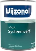 Wijzonol Aqua Systeemverf 1 liter, Doe-het-zelf en Verbouw, Nieuw, Verzenden