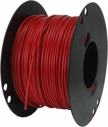 Draad 1.5 mm² rood 100 meter beschikbaar voor biedingen