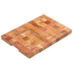 vidaXL Hakblok 50x34x3,8 cm massief acaciahout, Verzenden, Nieuw