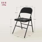 TRUUSK Set Van 4 Klapstoelen, Draagbare Bureaustoel Met Kuss, Huis en Inrichting, Stoelen, Verzenden, Nieuw