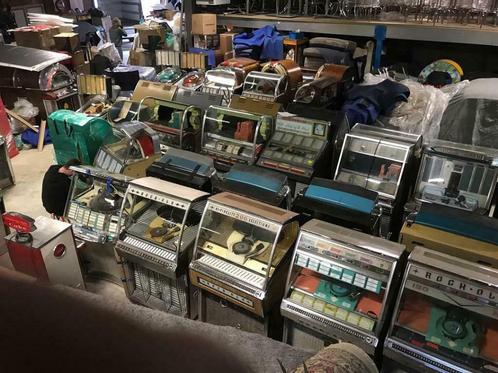 Gezocht Jukeboxen, Flipperkasten, Amerikaanse items Bar Deco, Verzamelen, Automaten | Jukeboxen, 1950 tot 1960, Gebruikt, Overige merken