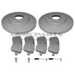 Complete set remschijven met blokken voor Mercedes-Benz W203, Ophalen of Verzenden, Nieuw, Mercedes-Benz