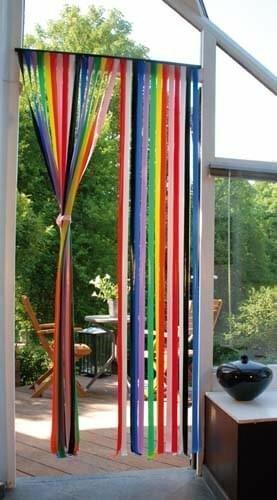Kleurrijk vliegengordijn, deurgordijn deurhor pvc, Huis en Inrichting, Stoffering | Gordijnen en Lamellen, Nieuw