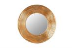 Elegante wandspiegel CIRCLE 100cm goud rond met versierde, Huis en Inrichting, Woonaccessoires | Spiegels, Nieuw, Ophalen of Verzenden