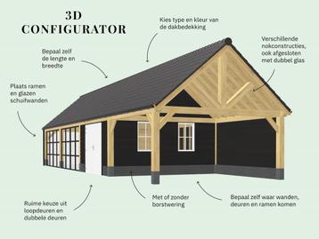 Soetendaal Schuren, ontwerp zelf uw droomschuur in 3D beschikbaar voor biedingen