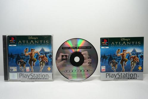 Disneys Atlantis: The Lost Empire (Platinum) Morgen in huis!, Spelcomputers en Games, Spelcomputers | Sony PlayStation 1, Zo goed als nieuw