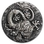 Chinese Myths &amp; Legends - Dragon 2 oz 2022 Proof High, Postzegels en Munten, Munten | Azië, Oost-Azië, Zilver, Losse munt