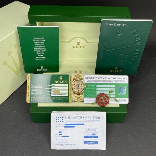 Rolex - Datejust Lady - 179178 - Dames - 2012, Sieraden, Tassen en Uiterlijk, Horloges | Heren