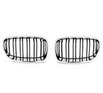Grill Nieren BMW F20/F21 11-15 Glans Zwart/Chroom Dubbel, Ophalen of Verzenden, Nieuw
