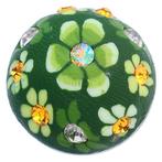Fako Bijoux® - Click Button - Fimoklei - Bloemen Groen, Verzenden, Nieuw
