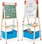 COSTWAY 3-in-1 ezel in hoogte verstelbaar, kinderbord dubbel, Verzenden, Zo goed als nieuw