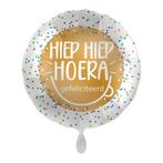 Helium Ballon HIEP HIEP HOERA gefeliciteerd, Hobby en Vrije tijd, Feestartikelen, Verzenden, Nieuw