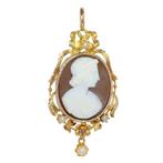 Zonder minimumprijs - Hanger - 18 karaat Geel goud - Antieke