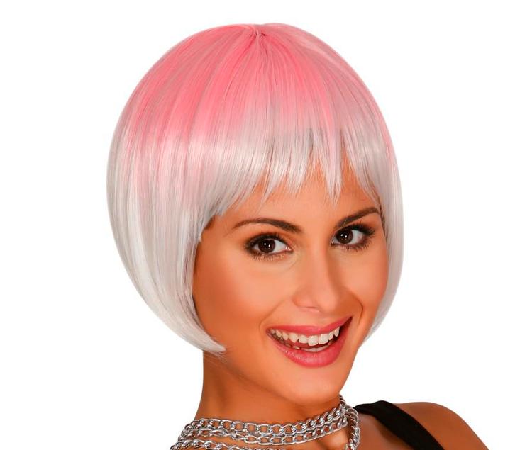 Roze Pruik Kort Haar, Hobby en Vrije tijd, Feestartikelen, Nieuw, Verzenden