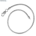 Zilveren diamond cut pyramide slang armband 17.5 cm, Sieraden, Tassen en Uiterlijk, Armbanden, Verzenden, Nieuw, Zilver