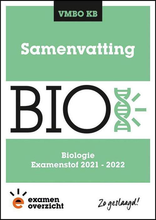 ExamenOverzicht   Samenvatting Biologie VMBO K 9789493190986, Boeken, Techniek, Zo goed als nieuw, Verzenden